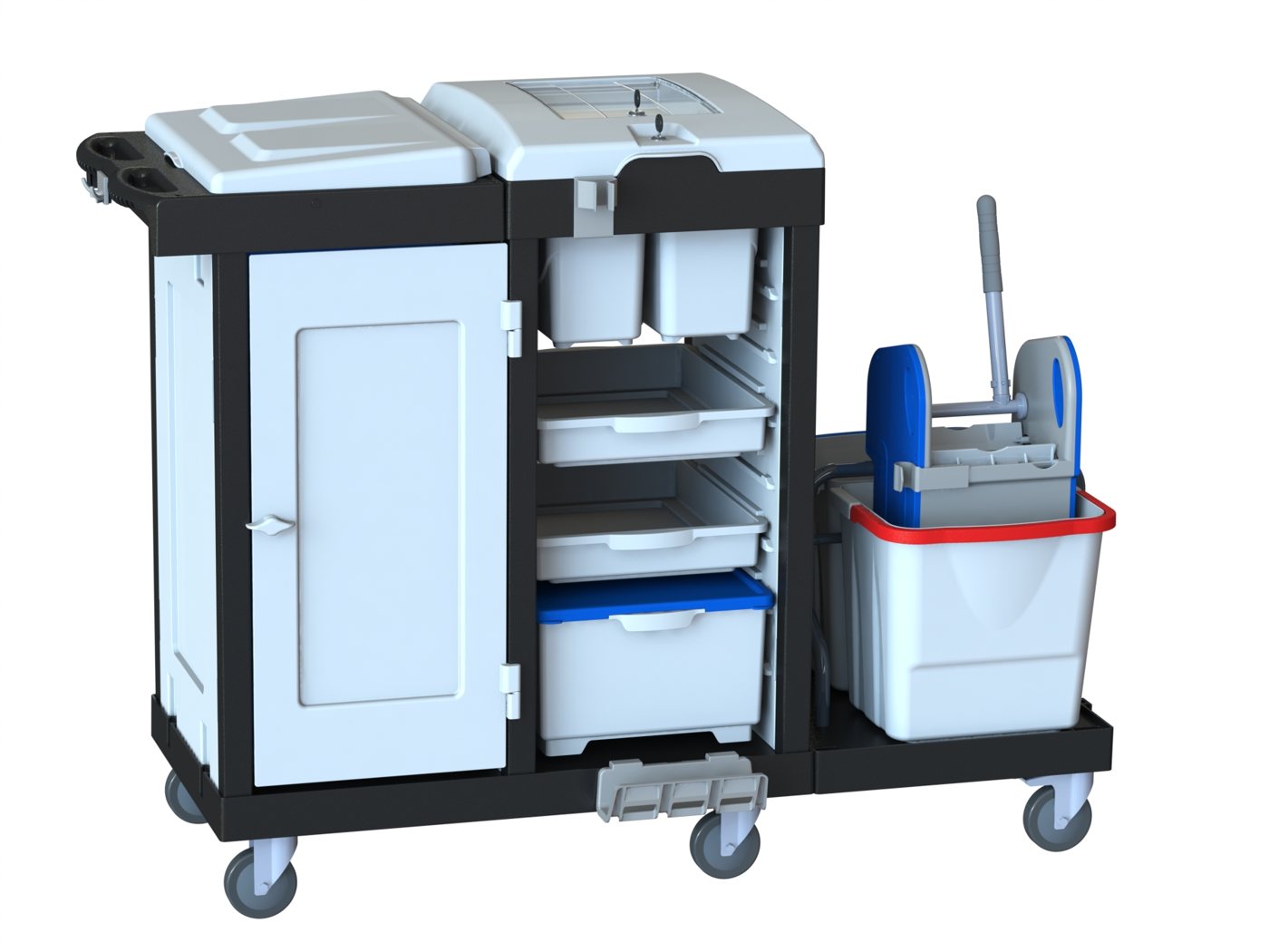 STAFF C 451 MSD4T2 eco cleaning trolley